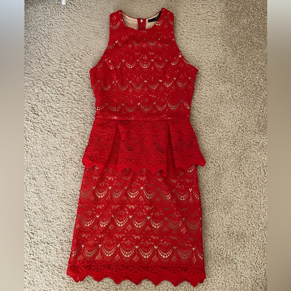 NWT Guess Dress Red Size S